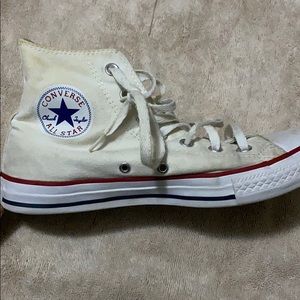 white high top converse